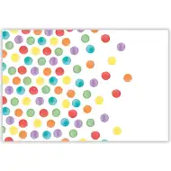 Barevný puntíkovaný plastový ubrus – 120x180 cm