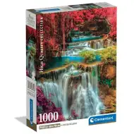 Barevný thajský vodopád 1000dílné HQC puzzle s plakátem - Clementoni
