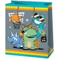 Basketbaloví dinosauři obří dárková taška 33x15x44cm