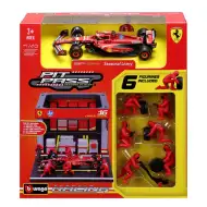 Bburago: F1 závodní auto 1/43 – Ferrari SF-24 boxová ulička