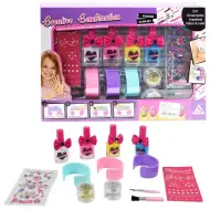 Beauty World: Studio pro zdobení nehtů a třpytivé tetování s 13dílnou kreativní sadou