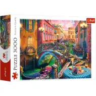 Benátský večerní idylka 3000dílné puzzle - Trefl