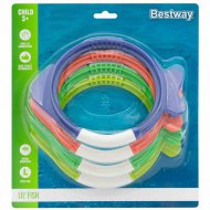 Bestway: Lil Fish™ sada nafukovacích kruhů ve tvaru rybiček, 4 kusy.