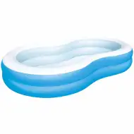 Bestway: Rodinný bazén Lagoon, oválný s dvěma kruhy, 262 x 157 x 46 cm