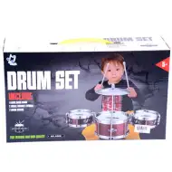 Bicí souprava s pedálem a činely