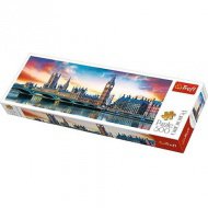 Big Ben a Westminsterské opatství, Londýnská panorama puzzle 500 dílků - Trefl