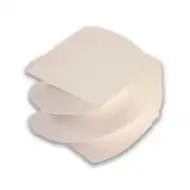 Bílý kroucený post-it bloček 8,5x8,5x6 cm