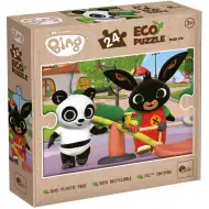 Bing a Pandó na hřišti 24dílné Eco mini puzzle 35x25 cm - Lisciani