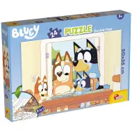 Bluey 2 v 1, puzzle a omalovánka 24 kusů, 50x35 cm – Lisciani