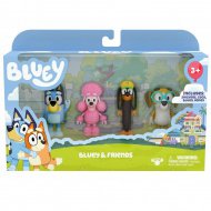 Bluey: Bluey a její přátelé sada 4 herních figurek