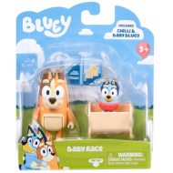 Bluey: Dvojitá sada figurek - Miminko Bluey a Chilli