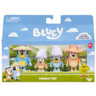 Bluey: Rodinný výlet 4dílná sada figurek