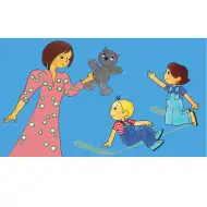 Boribon, hračka medvídek diapozitiv