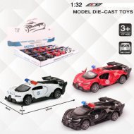 Bugatti policejní odtahový model auta z kovu v několika verzích 1/32