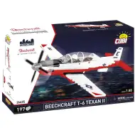 COBI: Stavebnice Beechcraft T-6 Texan II červeno-bílý (26625)