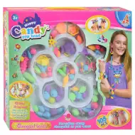 Candy PopBead: Sada na výrobu šperků s 105 kusy barevných korálků, prsteny a doplňkovými prvky