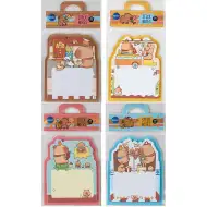 Capybara samolepicí bloček 70x90mm, 30 listů, různých druhů, 1 ks