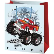 Cardex: Dárková taška s motivem Monster Truck, extra velká, 33x15x44,5 cm