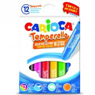 Carioca: Barevný tempera stick, 6 kusů, smývatelný