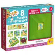 Carotina Baby: Progresivní puzzle - Farma zvířata