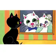 Cikcak, černá kočka diafilm