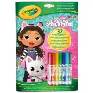 Crayola: Barvy a aktivity - Gabi domeček pro panenky s 7 fixy