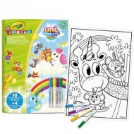 Crayola: Mini Kids maxi omalovánky a fixy - Zvířecí království