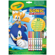 Crayola: Sonic, ježek — omalovánky a sešit s aktivitami
