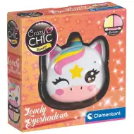 Crazy Chic: Oční stíny a aplikátor v úložném boxu ve tvaru jednorožce - Clementoni