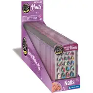 Crazy Chic: Samolepicí sada nehtů s motýlem 1ks - Clementoni