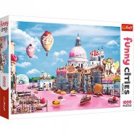 Crazy City: Sladkosti v Benátkách 1000 dílků puzzle - Trefl