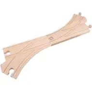 Dřevěná kolejnice ve tvaru písmene K