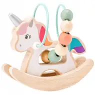 Dřevěný jednorožec kuličková dráha - Woodyland