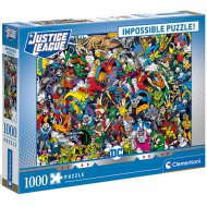 DC Comics Justice League nemožná skládačka 1000 kusů - Clementoni