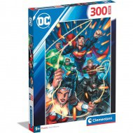 DC Comics: Liga spravedlnosti 300 dílkové Super puzzle - Clementoni