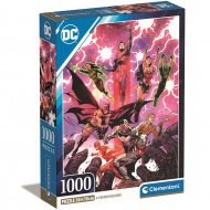 DC Comics: Liga spravedlnosti komiks puzzle 1000 dílků Compact 50x70cm - Clementoni