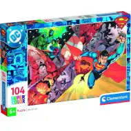 DC Comics Superman Supercolor puzzle 104 dílků – Clementoni