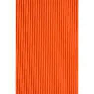 Dekorativní oranžový 3D vlnitý papír 50x70cm 161g 1ks