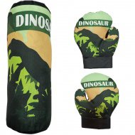 Dětská boxovací sada s dinosaury 39 cm