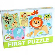 Dětské puzzle s obrázky zvířátek - D-Toys