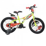 Dětské zelené kolo Raptor velikosti 14 - kolo Dino Bikes