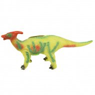 Dino World: Figurka dinosaura Parasaurolophus z vinylu, která vydává zvuk, s bavlněnou výplní, 35 cm