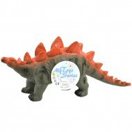 Dino World: Figurka dinosaura Stegosaura z vinylu, která vydává zvuky, s bavlněnou výplní, velikost 35 cm