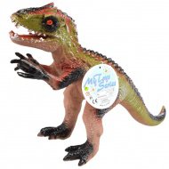 Dino World: Figurka dinosaura Velociraptora z vinylu, která vydává zvuky, s bavlněnou výplní, 35 cm