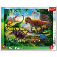 Dinosauři - puzzle v rámu, 25 kusů - Trefl