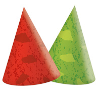 Dinosauří párty klobouky - sada 6 kusů