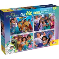 Disney Encanto 2 v 1 maxi puzzle 4x48 dílků a omalovánky 35x25 cm - Lisciani
