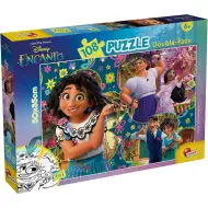 Disney Encanto 2 v 1, puzzle 108 dílků a omalovánka 50x35 cm - Lisciani