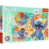 Disney: Lilo &amp; Stitch šťastný den 24 dílků Maxi puzzle - Trefl