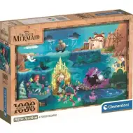 Disney Malá mořská víla puzzle 1000 dílků s plakátem - Clementoni